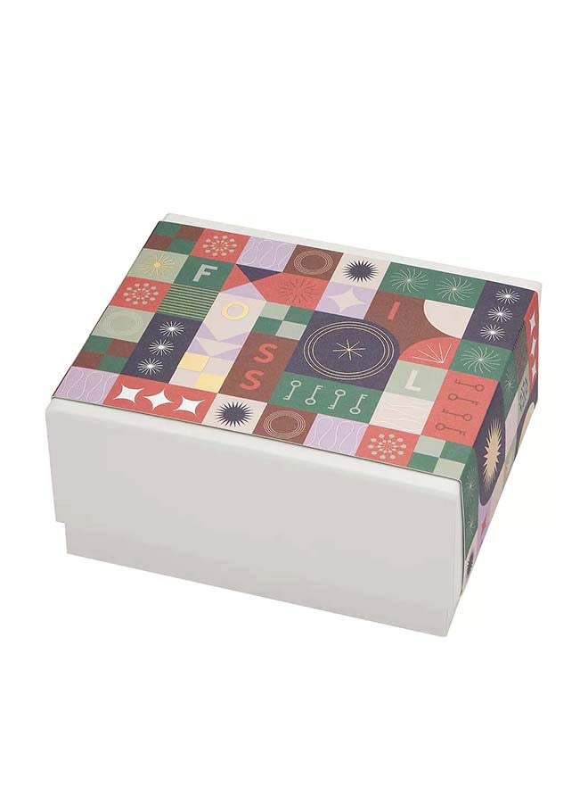 فوسيل - His and Hers Multifunction Gold-Tone Stainless Steel Watch Box Set BQ2829SET - Image 1