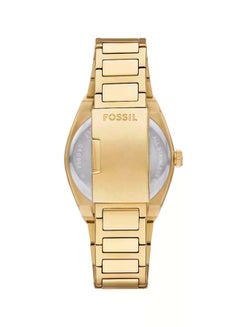 FOSSIL Men's Everett Three-Hand Date Gold-Tone Stainless Steel Watch FS6090 - 42mm  - Image 3