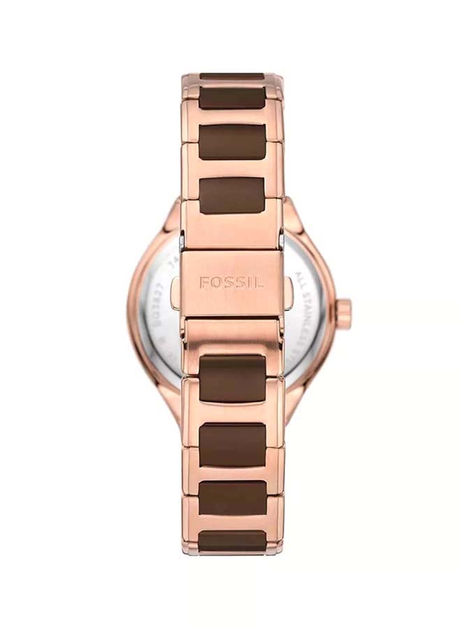 FOSSIL Women's Eevie Multifunction Two-Tone Stainless Steel Watch BQ3827 - 36mm  - Image 3