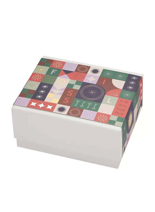 FOSSIL - His and Hers Multifunction Stainless Steel Watch Box Set BQ2828SET - Image 1