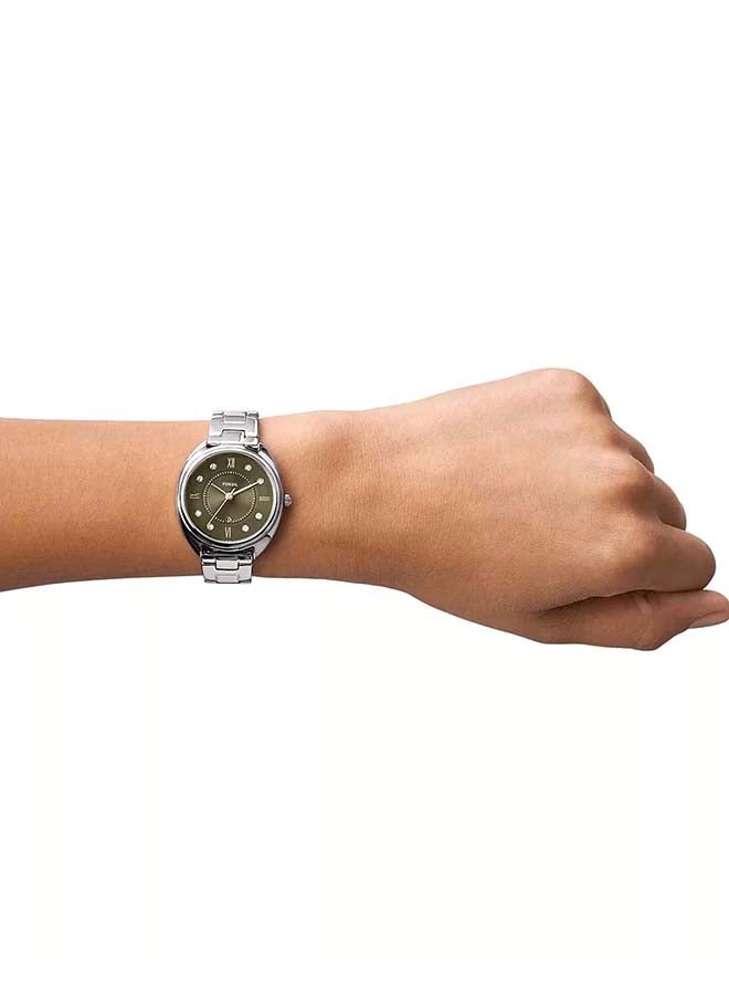 FOSSIL Women's Women's Gabby Three-hand Date Stainless Steel Watch ES5114 - 34mm  - Image 4