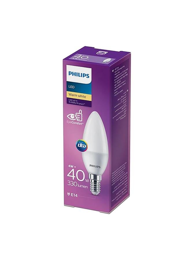 Philips EyeComfort 4W 2700K 330LM E14 B35 LED Bulb Warm White PHI-929002273284 - Image 4
