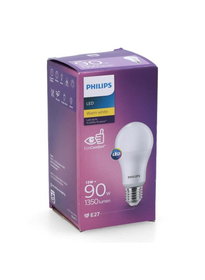 Philips EyeComfort 13W 3000K 1350LM E27 Gen5 LED Bulb Warm White PHI-929002305084 - Image 3