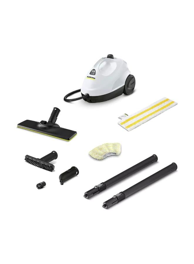 كارشر مكنسة بخارية SC 2 EasyFix سلكية باللونين الأبيض والأسود JE1.512-604 - Image 1