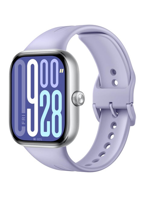 Redmi Watch 5 (BHR9388GL) 2.07" AMOLED, 550mAh,Heart Rate & SpO₂ Monitor, Built-in GPS, 5ATM Water Resistance, 100+ Sports Modes, Smart Notifications Lavender Purple
