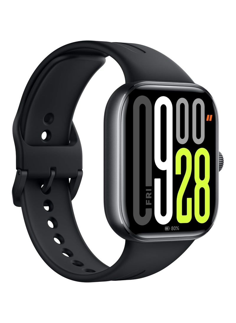 Xiaomi - Redmi Watch 5 (BHR9389GL) 2.07" AMOLED, 550mAh,Heart Rate & SpO₂ Monitor, Built-in GPS, 5ATM Water Resistance, 100+ Sports Modes, Smart Notifications Obsidian Black - Image 1