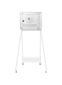 Stand for Flip2 (STN-WM55R), VESA Mount 400x400mm, Set Dimensions 835x1632.9x850.6mm, Package Dimensions 1650x860x208mm, Weight 34.5kg, Adjustable Height, Mobile Design | STN-WM55RXUE White