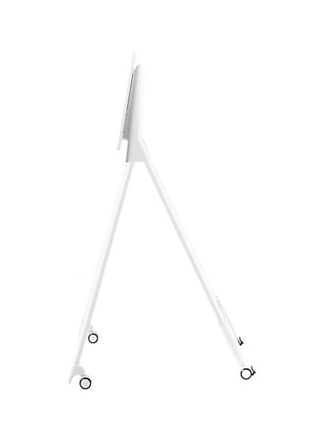 Samsung - Stand for Flip2 (STN-WM55R), VESA Mount 400x400mm, Set Dimensions 835x1632.9x850.6mm, Package Dimensions 1650x860x208mm, Weight 34.5kg, Adjustable Height, Mobile Design | STN-WM55RXUE White - Image 1