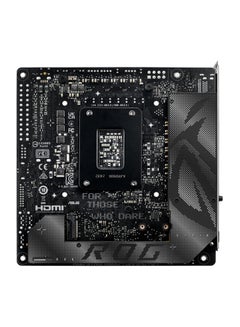ASUS ROG Strix B860-I Gaming Wi-Fi Motherboard, Intel® Core™ Ultra Processors (Series 2) Support, 16+2+2 Power Stages, PCIe 5.0 x16, DDR5 up to 9066+ MT/s (Max 128GB), Wi-Fi 7 (2.9Gbps), Thunderbolt™ 4, Intel® 2.5Gb Ethernet, Dual M.2 Slots (PCIe 5.0/4.0), USB 20Gbps, Realtek ALC1220P 7.1 Audio, Mini-ITX Form Factor | 90MB1JB0-M0EAY0 Black  - Image 3