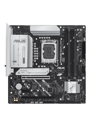 PRIME B860M-A Wi-Fi Motherboard, Intel® B860 Chipset, LGA1851, DDR5 Support (Up to 256GB, 8666+ MT/s OC), PCIe 5.0 x16, Dual M.2 Slots (PCIe 5.0 & 4.0), 2.5Gb Ethernet, Wi-Fi 6E, Bluetooth® 5.3, USB 20Gbps Type-C®, HDMI™ & DisplayPort 4K, Aura Sync RGB, Realtek 7.1 Surround Sound, 2 x PCIe 4.0, Pre-mounted I/O Shield, EZ PC DIY, AI Performance Tuning | 90MB1JY0-M0EAY0 White - pnsku/N70144537V/45/_/1737537307/7d5d47bd-2c11-4e60-8e80-9f74ed953468