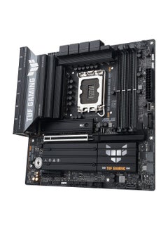 ASUS TUF Gaming B860M-PLUS Wi-Fi Motherboard, Intel B860 Chipset, Supports Intel Core Ultra Processors (LGA1851), 4 x DIMM DDR5 up to 256GB (8800+ MT/s OC), PCIe 5.0 x16, PCIe 4.0 x4, 3 x M.2 Slots (PCIe 5.0 x4, PCIe 4.0 x4), 4 x SATA 6Gb/s, 2.5Gb Ethernet, Wi-Fi 7 (802.11be), Bluetooth 5.4, USB 20Gbps Type-C, 4K DisplayPort & HDMI, Realtek 7.1 Audio, Aura Sync, mATX Form Factor | 90MB1JV0-M0EAY0 Black  - Image 3