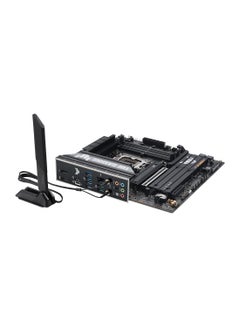 ASUS TUF Gaming B860M-PLUS Wi-Fi Motherboard, Intel B860 Chipset, Supports Intel Core Ultra Processors (LGA1851), 4 x DIMM DDR5 up to 256GB (8800+ MT/s OC), PCIe 5.0 x16, PCIe 4.0 x4, 3 x M.2 Slots (PCIe 5.0 x4, PCIe 4.0 x4), 4 x SATA 6Gb/s, 2.5Gb Ethernet, Wi-Fi 7 (802.11be), Bluetooth 5.4, USB 20Gbps Type-C, 4K DisplayPort & HDMI, Realtek 7.1 Audio, Aura Sync, mATX Form Factor | 90MB1JV0-M0EAY0 Black  - Image 4