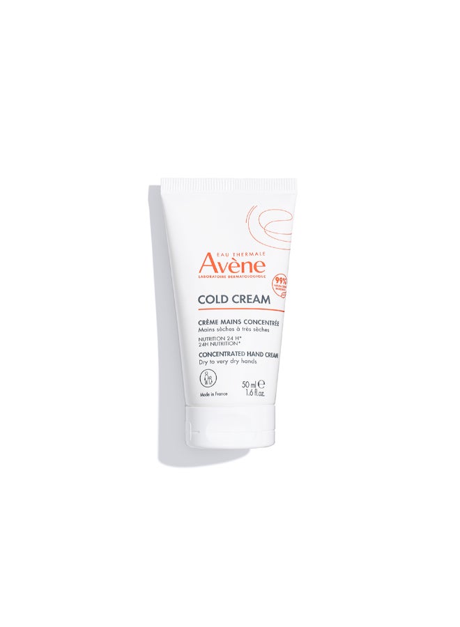Avene Cold Cream Concentrated Hand Cream White 50ml - Image 1