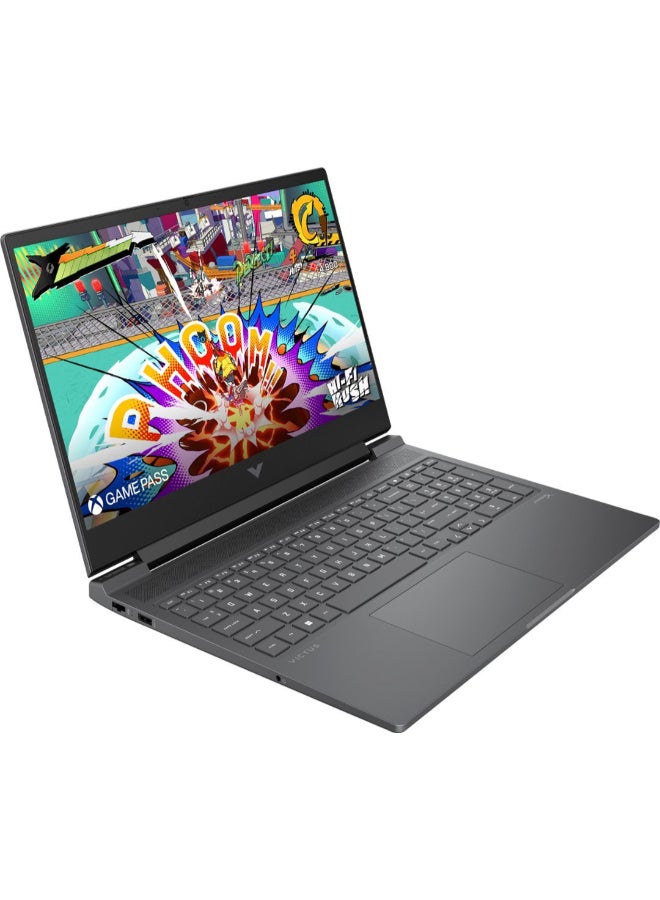 Victus Laptop With 16.1-Inch Full HD IPS Display, AMD Ryzen 7-8845HS Processor/16GB RAM/512GB SSD/8GB NVIDIA GeForce RTX 4070 Graphics/Windows 11 Home English Mica Silver