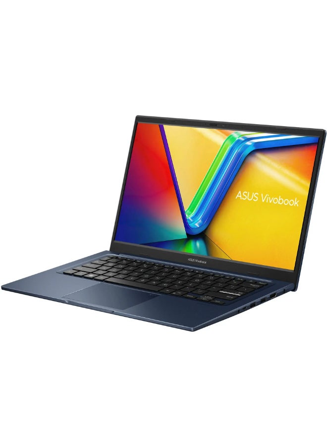 ASUS - Vivobook 14 Laptop With 14-Inch Full HD Display, Core i3-1215U Processor/8GB RAM/128GB SSD/Intel UHD Graphics/Windows 11 Home (International Version) English Quiet Blue - Image 1