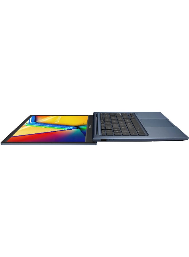 ASUS - Vivobook 14 Laptop With 14-Inch Full HD Display, Core i3-1215U Processor/8GB RAM/128GB SSD/Intel UHD Graphics/Windows 11 Home (International Version) English Quiet Blue - Image 1