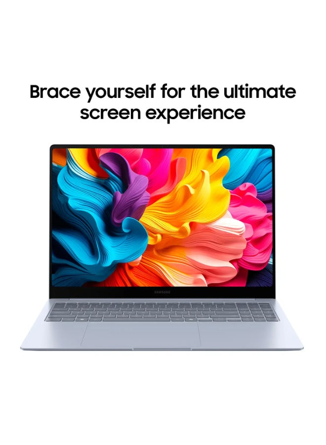 سامسونج - Galaxy Book4 Edge Copilot+ PC 16 Inch AMOLED Touch-Screen Laptop, Qualcomm Snapdragon X Elite Processor/16GB RAM/512GB SSD/Qualcomm Adreno Integrated Graphics/Windows 11 Home (International Version) English Sapphire Blue - Image 1