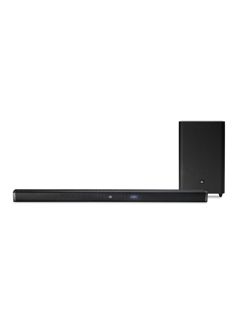 JBL - 2.1-Channel Soundbar With Wireless Subwoofer JBLBAR21DBBLKUK Black - Image 1