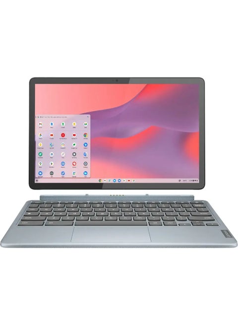 IdeaPad Duet 3 Chromebook 2-in-1 Laptop With 11-Inch 2K Touchscreen Display, Qualcomm Snapdragon 7cG2 Processor/4GB RAM/128GB eMMC Storage English Misty Blue