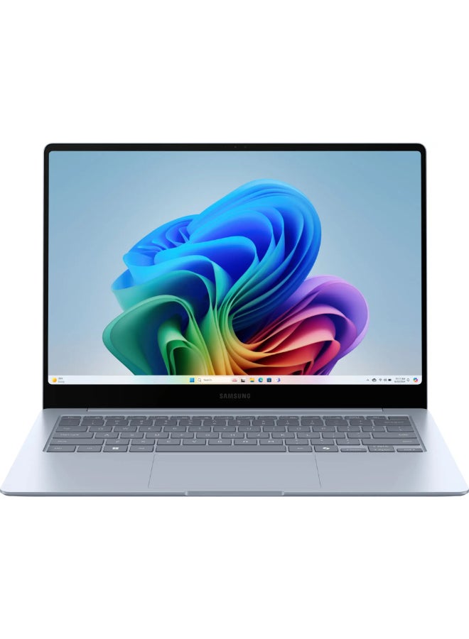 Samsung - Galaxy Book4 Edge Copilot+ PC 14 Inch AMOLED Touch-Screen Laptop, Qualcomm Snapdragon X Elite Processor/16GB RAM/512GB SSD/Qualcomm Adreno Integrated Graphics/Windows 11 Home (International Version) English Sapphire Blue - Image 1