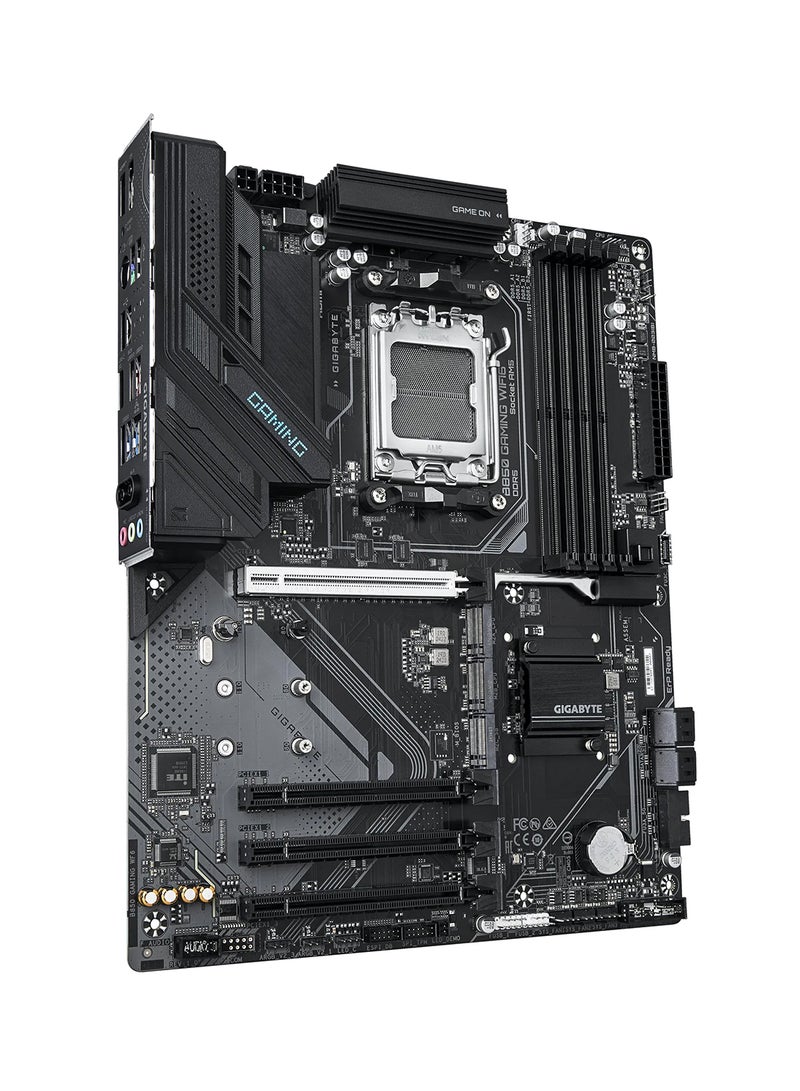 GIGABYTE - B850 GAMING Wi-Fi6 ATX Motherboard, Intel B850 Chipset, WiFi 6, Dual M.2, PCIe 4.0, RGB Fusion 2.0, 12th Gen Intel Core Support, Dual-Channel DDR4, 64GB Max, Intel Gigabit Ethernet, Realtek ALC897 Audio, USB 3.2 Gen 2x2, HDMI & DisplayPort, Smart Fan 6, Q-Flash Plus | 9MB85GW-00-G10 Black - Image 1