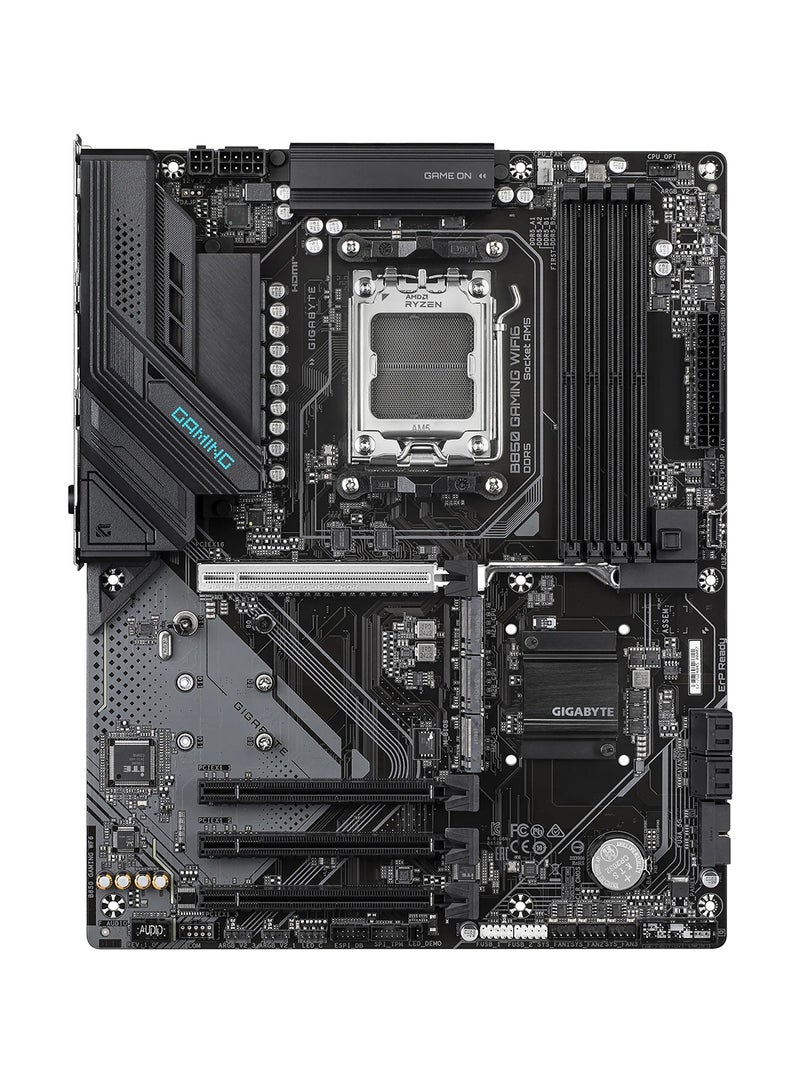 GIGABYTE - B850 GAMING Wi-Fi6 ATX Motherboard, Intel B850 Chipset, WiFi 6, Dual M.2, PCIe 4.0, RGB Fusion 2.0, 12th Gen Intel Core Support, Dual-Channel DDR4, 64GB Max, Intel Gigabit Ethernet, Realtek ALC897 Audio, USB 3.2 Gen 2x2, HDMI & DisplayPort, Smart Fan 6, Q-Flash Plus | 9MB85GW-00-G10 Black - Image 1