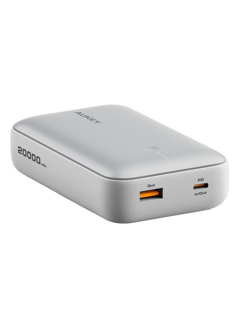 أوكي - 20000 mAh Spark 20,000 PD Charging mAh 22.5W White - Image 1