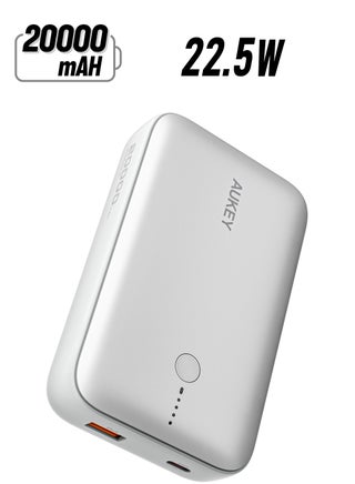 20000 mAh Spark 20,000 PD Charging mAh 22.5W White - pnsku/N70144606V/45/_/1740034198/d739f91c-161d-4b88-9533-27b10814df29
