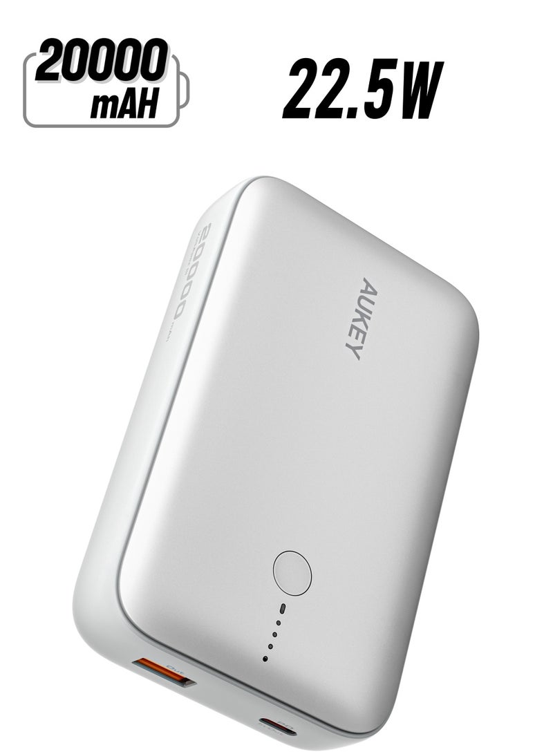 أوكي - 20000 mAh Spark 20,000 PD Charging mAh 22.5W White - Image 1