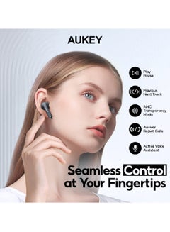 Aukey EP-B1 Beyond ANC Pro Wireless Earbuds Grey  - Image 3