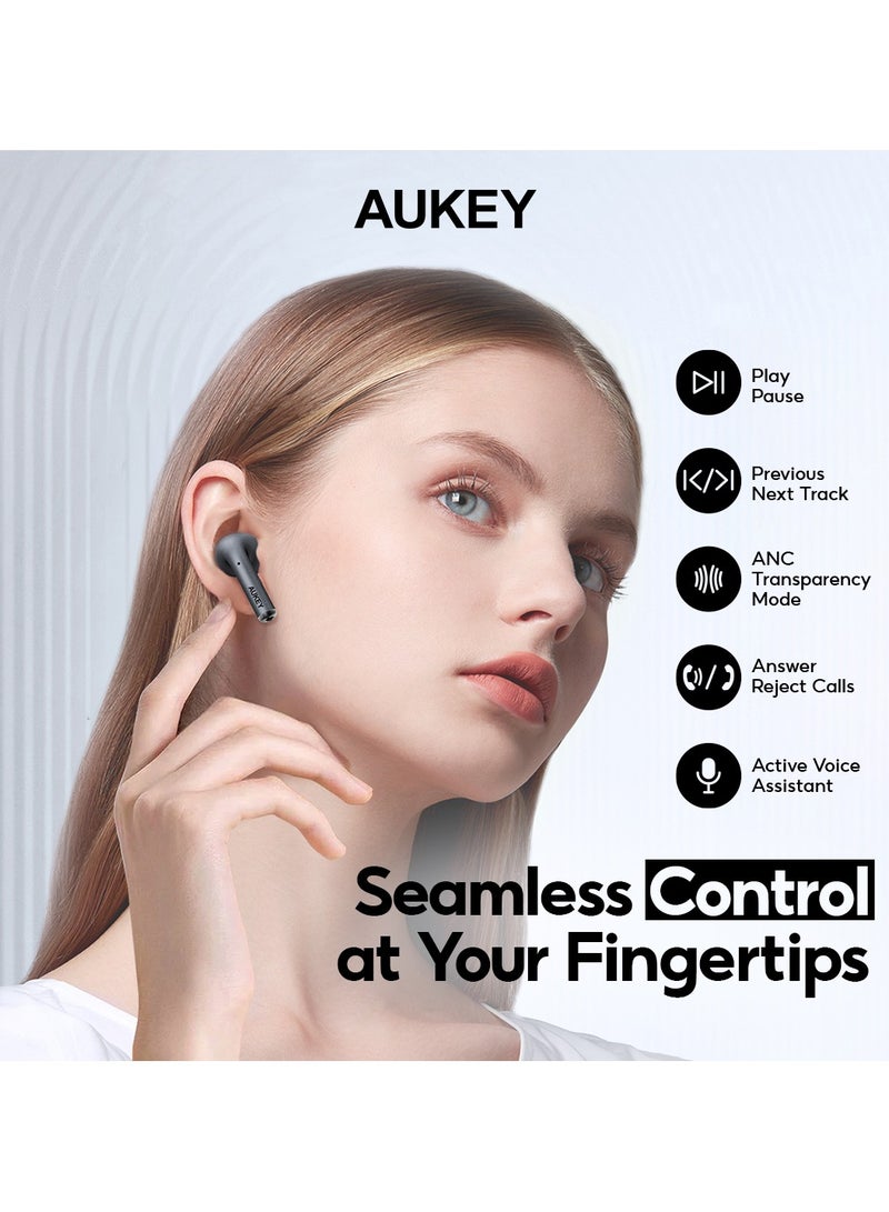 Aukey - EP-B1 Beyond ANC Pro Wireless Earbuds Grey - Image 1