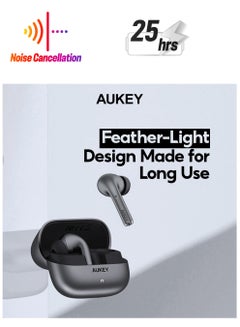 Aukey EP-B1 Beyond ANC Pro Wireless Earbuds Grey  - Image 1