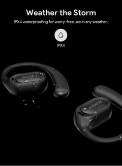 Aukey EP-S1 Beyond Sports Open-Ear Wireless Earbuds Black  - Image 5