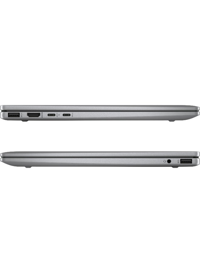 HP - Envy x360  Laptop With 14-Inch Display, AMD Ryzen 7 8840HS Processor/16GB RAM/1TB SSD/AMD Radeon Graphics/Windows 11 English/Arabic Meteor silver - Image 1