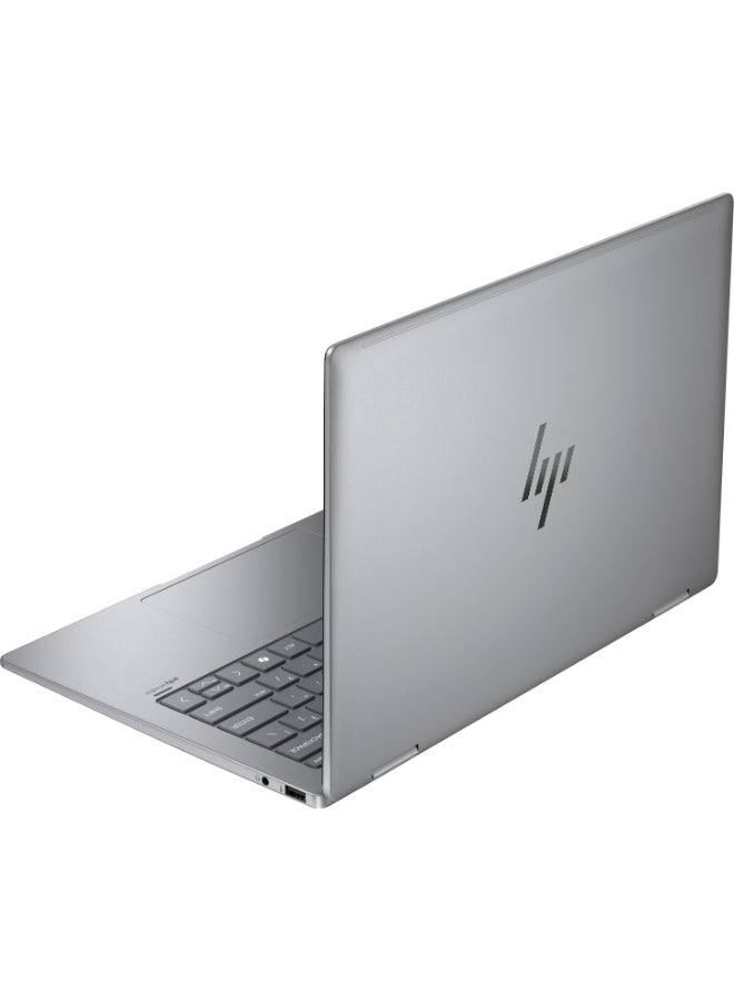 HP - Envy x360  Laptop With 14-Inch Display, AMD Ryzen 7 8840HS Processor/16GB RAM/1TB SSD/AMD Radeon Graphics/Windows 11 English/Arabic Meteor silver - Image 1