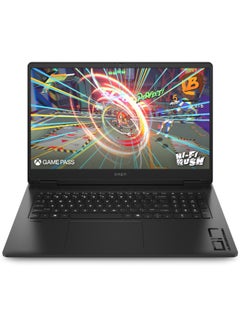 إتش بي OMEN Laptop With 17.3-Inch Display, AMD Ryzen 7 8845HS Processor/16GB RAM/1TB SSD/8GB NVIDIA GeForce RTX 4070 Graphics/Windows 11 Home English/Arabic Shadow black  - Image 1
