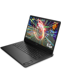 إتش بي OMEN Laptop With 17.3-Inch Display, AMD Ryzen 7 8845HS Processor/16GB RAM/1TB SSD/8GB NVIDIA GeForce RTX 4070 Graphics/Windows 11 Home English/Arabic Shadow black  - Image 2