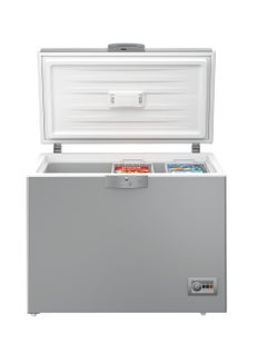Beko Freezer (Chest, 300 L), Fast Freeze,  Defrost 300 L 420 kW HSA32500SEG Silver  - Image 2