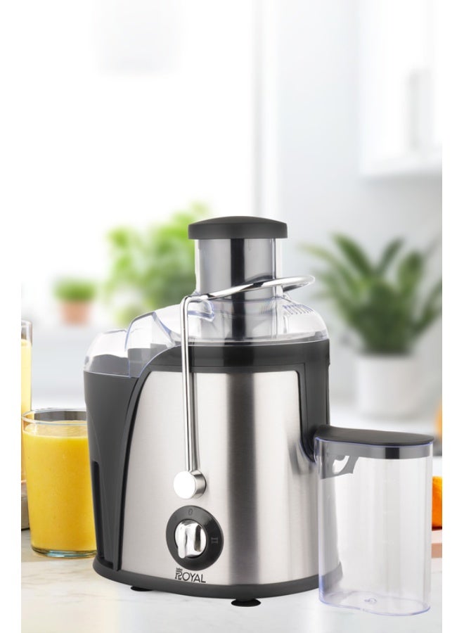 Royal Juice Extractor with 2 Speeds - 1.8L Large Container Whole Fruit Juice Extractor S.S Housing & Mesh Strainer Overheat Protection 1.8 L 500 W RA-SJ2211 Silver - Image 4