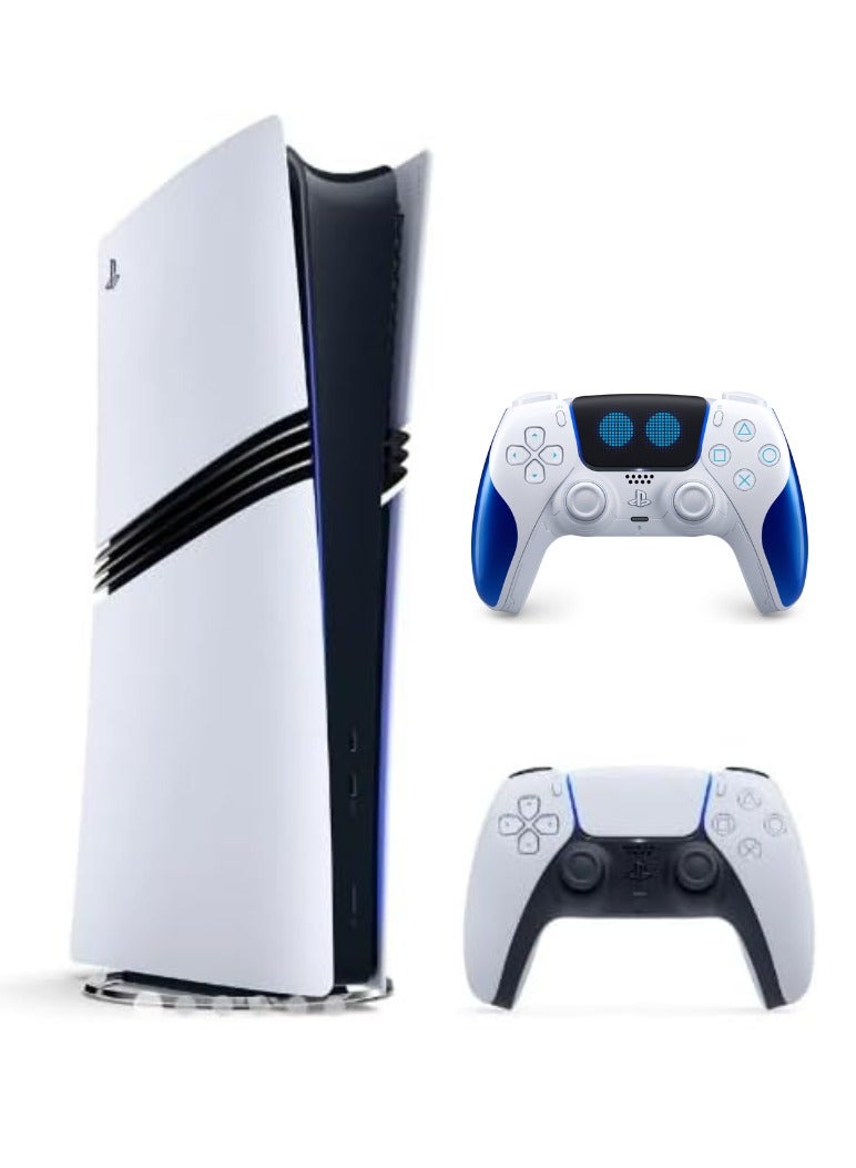 Sony - PlayStation 5 PRO Digital Console with PS5 dualsense Astro Bot controller - Image 1