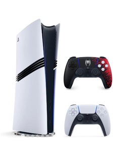 سوني Sony PlayStation 5 PRO Digital Console with PS5 Dualsense controller Marvel Spiderman 2  - Image 1