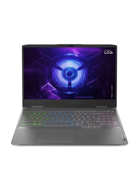 LOQ Gaming With 15.6-Inch Full HD(1920x1080) Display,Core i7-12650HX Processor/16GB RAM DDR5/512GB SSD/6GB NVIDIA GeForce RTX 4050 Graphics/DOS(Without Windows)/ Arabic Luna Grey