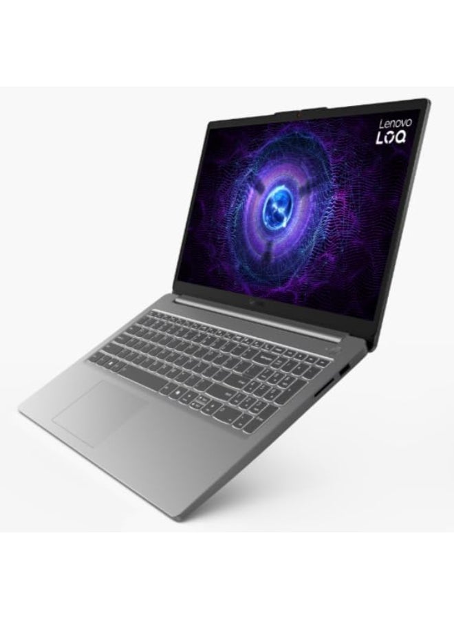 لينوفو لاب توب العاب LOQ بـ 15.6-بوصة الدقة العالية(1920x1080) شاشة,نواة i7-12650HX معالج / 16 جيجابايت ذاكرة عشوائية دي دي آر / 512 جيجابايت وحدة تخزين صلبة / 6 جيجابايت نفيديا جيفورس ار تي اكس 4050 رسوميات / دوس بدون ويندوز / الإنجليزية/العربية - Image 5