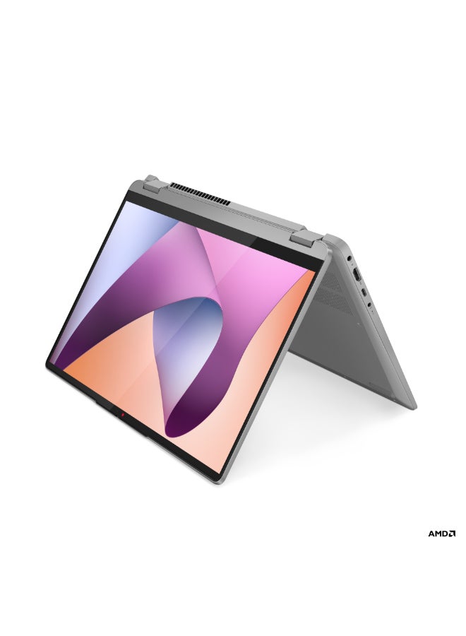 Lenovo Flex 5 Laptop With 14-Inch Display, AMD Ryzen 5-7430U Processor/8GB RAM/512GB SSD/AMD Radeon Graphics/Windows 11 English/Arabic Arctic Grey  - Image 1
