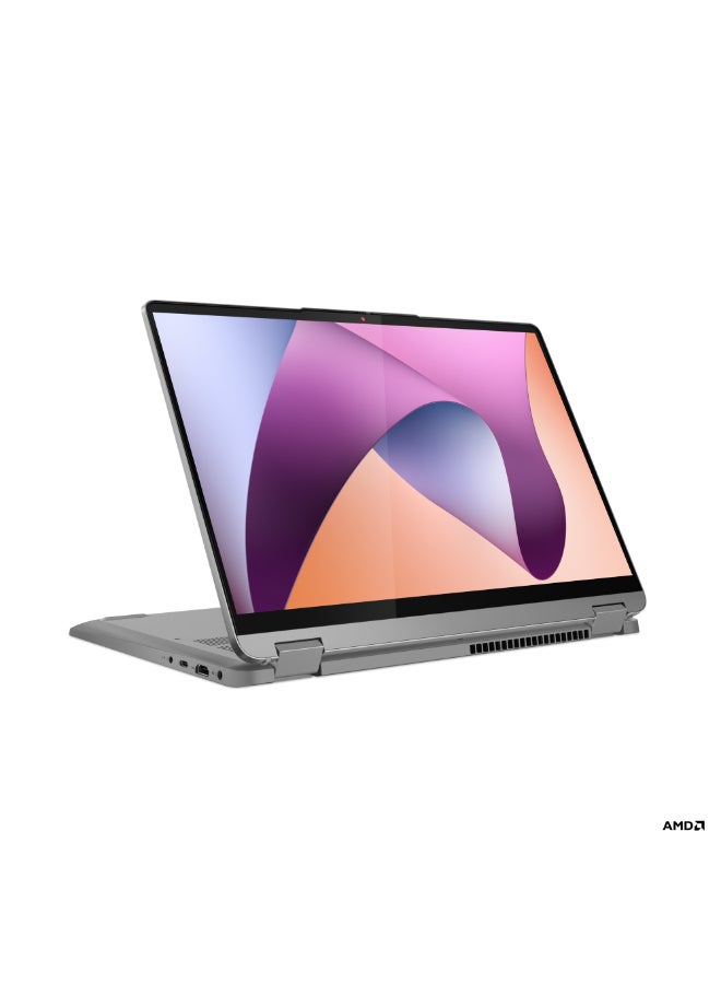 Lenovo Flex 5 Laptop With 14-Inch Display, AMD Ryzen 5-7430U Processor/8GB RAM/512GB SSD/AMD Radeon Graphics/Windows 11 English/Arabic Arctic Grey  - Image 5