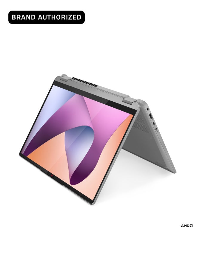 Lenovo Flex 5 Laptop With 14-Inch Display, AMD Ryzen 5-7430U Processor/8GB RAM/512GB SSD/AMD Radeon Graphics/Windows 11 English/Arabic Arctic Grey - Image 1