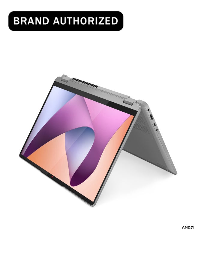 Lenovo Flex 5 Laptop With 14-Inch Display, AMD Ryzen 5-7430U Processor/8GB RAM/512GB SSD/AMD Radeon Graphics/Windows 11 English/Arabic Arctic Grey - Image 1