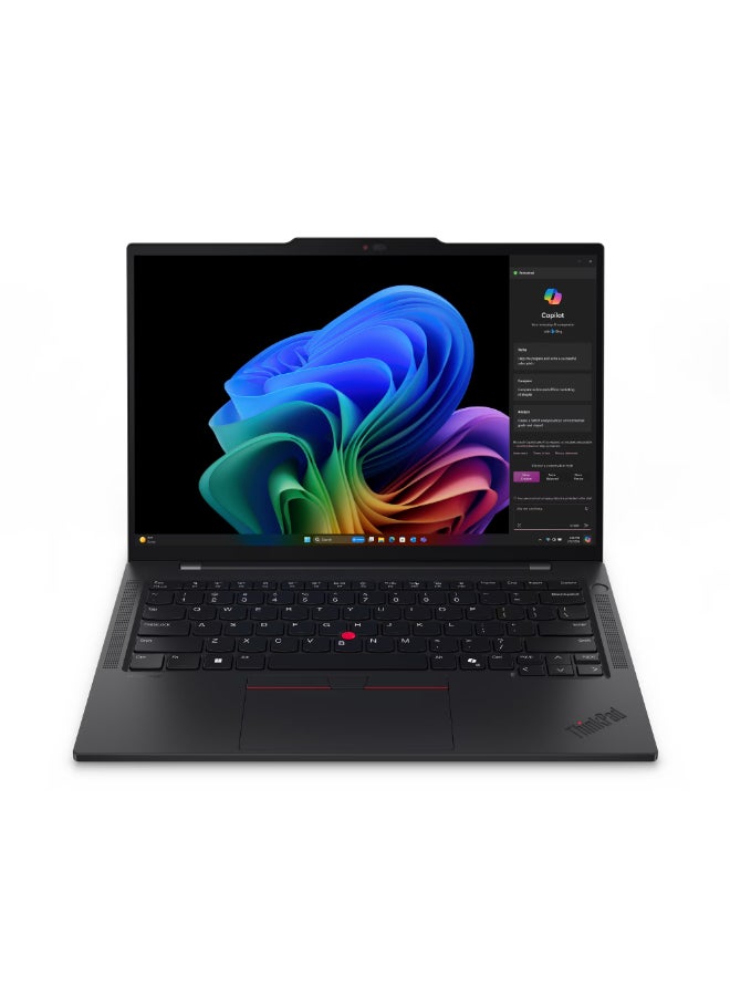 Lenovo ThinkPad T14s  Laptop with 14-Inch WUXGA (1920x1200) Display,Snapdragon X Elite X1E-78-100 Processor/32GB RAM/1TB SSD/Qualcomm Adreno GPU/Windows 11 Pro English/Arabic Black  - Image 1
