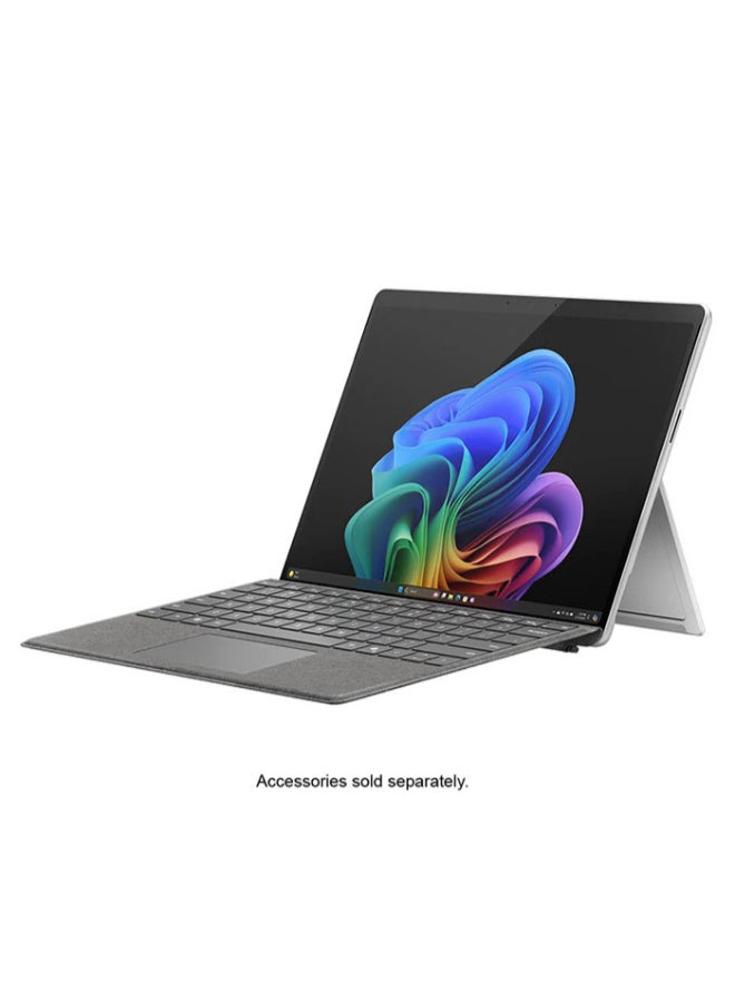 مايكروسوفت - Microsoft Surface Pro 10 Laptop With 13-inch Touch Display,Intel Core Ultra 7-165U Processor,16GB RAM/512GB SSD/Intel Graphics/Windows 11 Pro English/Arabic Platinum - Image 1