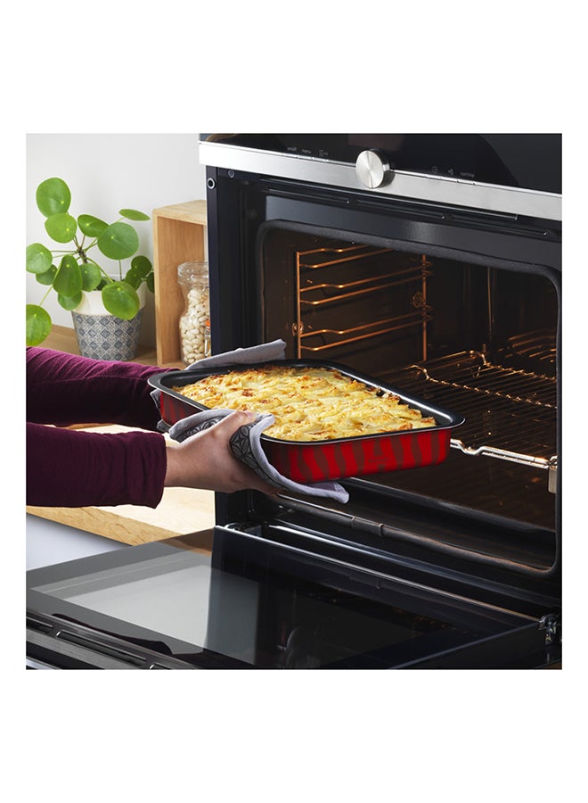 تيفال Les Specialistes Oven Dish, Non-Stick Coating, Aluminum Red - Bugatti 24X31cm  - Image 5